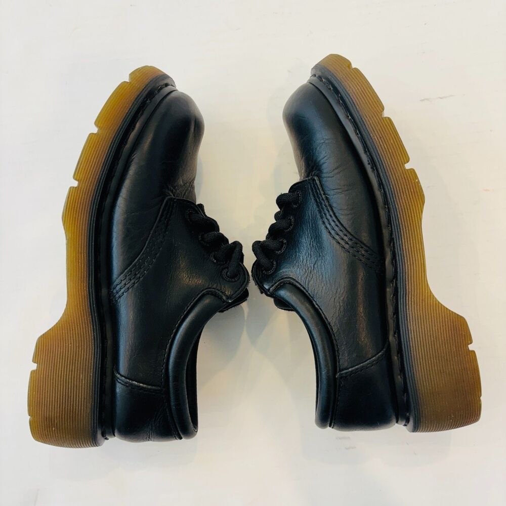 VTG Dr. Martens Black Leather Chunky Platform Oxfords Mens 6 Womens 7 Y2K Goth